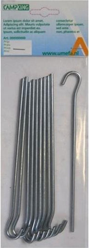 Campking Grondpen Open Oog - 30 cm - 10 stuks