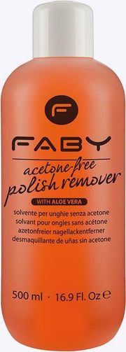 Faby Nagellakremover Acetone Free Dames 500 Ml Vegan