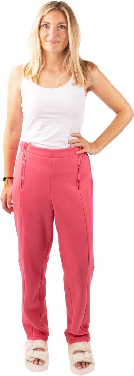 Tjar joggingbroek - 4 ritsen - roze - maat XXL - kleding - unisex