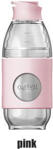 Cafflano Go Brew Roze - Meeneem Koffiezet/beker