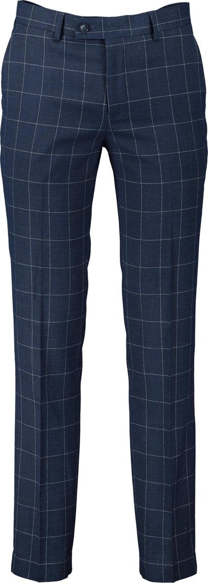 City Line By Nils Pantalon - Slim Fit - Blauw - 47