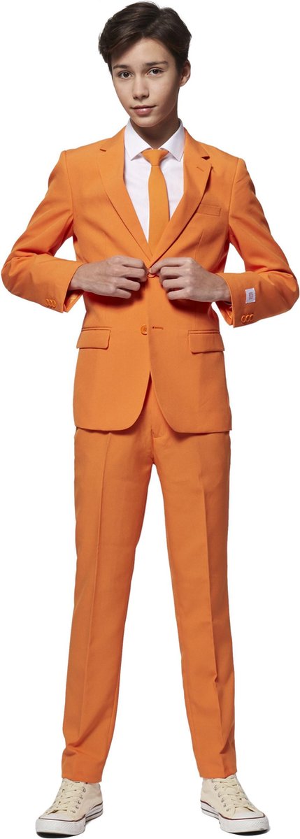 Opposuits Verkleedpak The Orange Jongens Polyester Oranje Mt 134-140