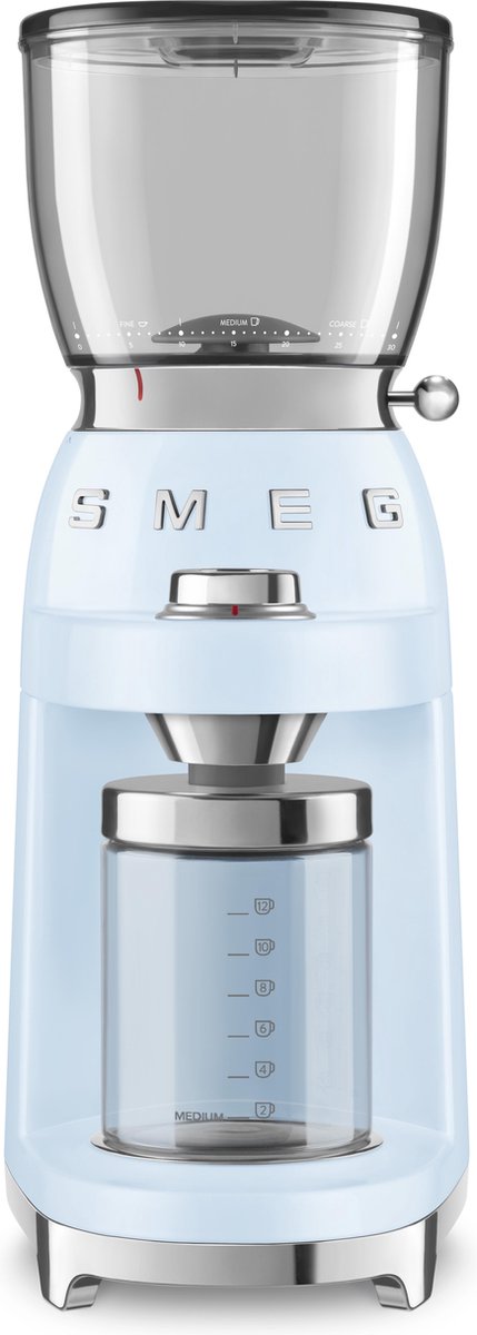 SMEG - Koffie - Koffiebonenmolen CGF01PBEU Blauw