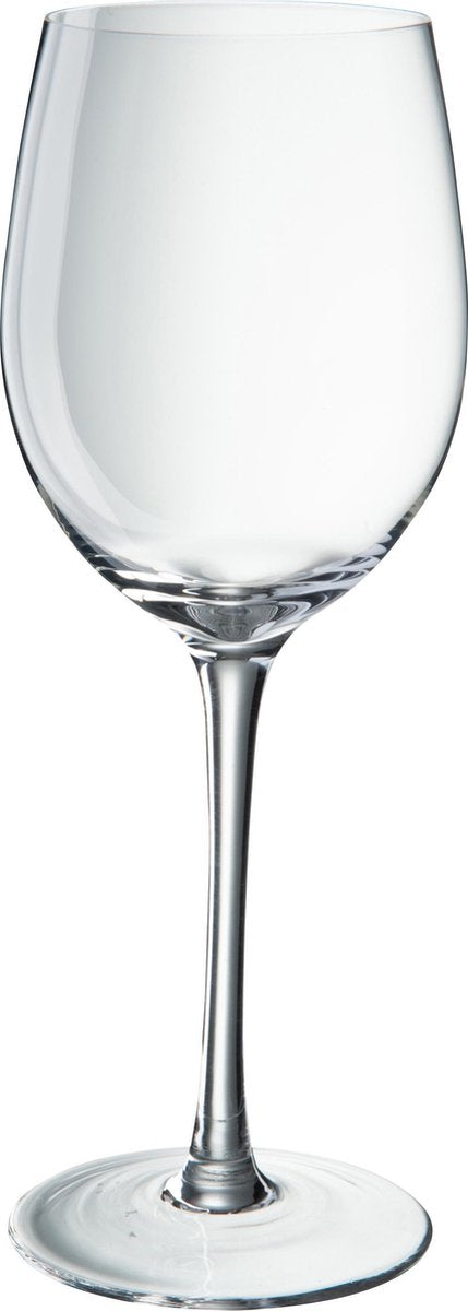 J-Line Wijnglas Rood Gl Transp 8X19cm