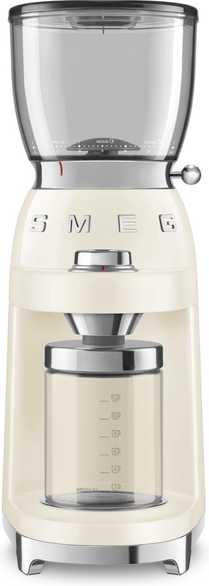 Smeg CGF01CREU koffiemolen - Molen met messen - Crème 150 W