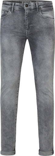 Petrol - Heren Jeans Seaham Stretch Fit Dusty Silver - Grijs - Maat 32/30
