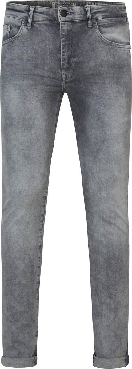 Petrol - Heren Jeans Seaham Stretch Fit Dusty Silver - Grijs - Maat 32/30