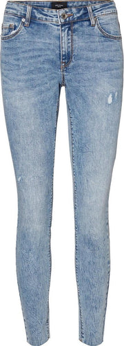 Vmlydia Lr Skinny Dest Raw Li342 Ga 10240041 Light Blue Denim