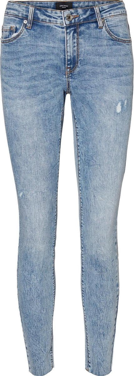 Vmlydia Lr Skinny Dest Raw Li342 Ga 10240041 Light Blue Denim