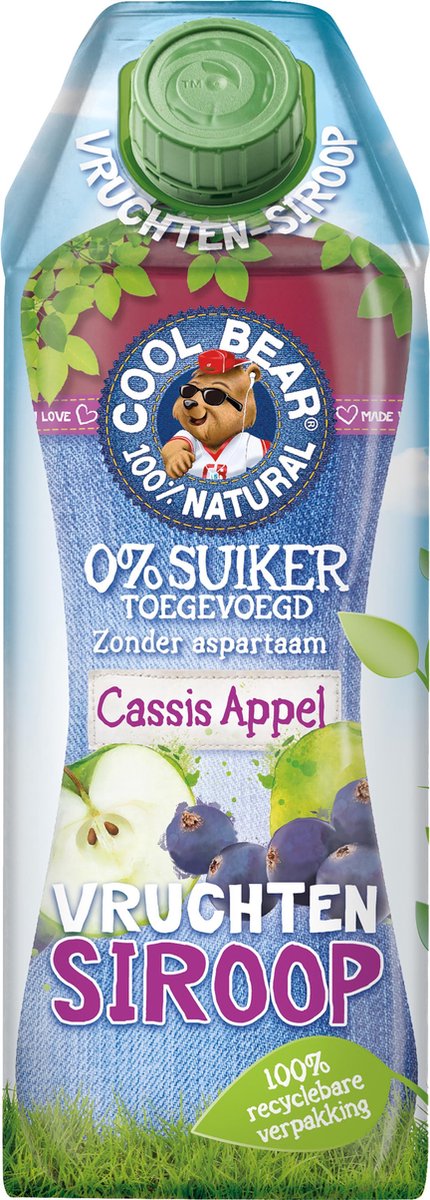 Cool Bear | Limonade Siroop | Cassis - Appel