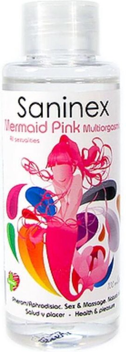Saninex Pink Mermaid Massage Oil 100 Ml 