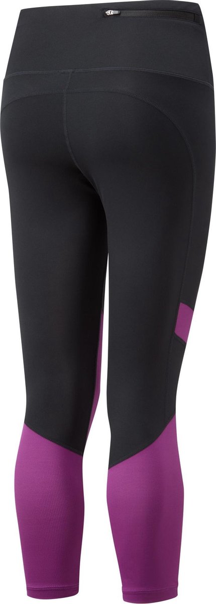 Ronhill Stride Revive Crop Tight Dames Zwart-Paars