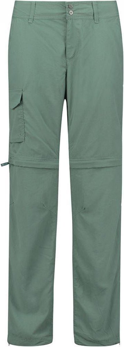 Columbia Dames Silver Ridge Convertible Outdoorbroek (Lang model) Groen Maat 36