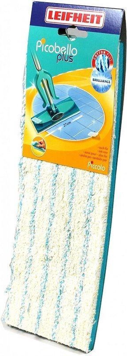 Leifheit Picobello S Cotton Plus vervangingsdoek - geschikt voor Leifheit Picobello S - 27 cm Wisbreedte