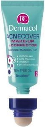 Dermacol camouflage 2 in 1 simple Acnecover Make-Up & Corrector 04 - 30ml - Vrouw