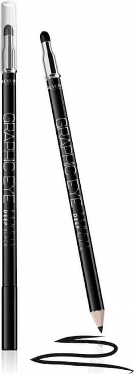 REVERS® Graphic Eye Pencil With Sponge Black