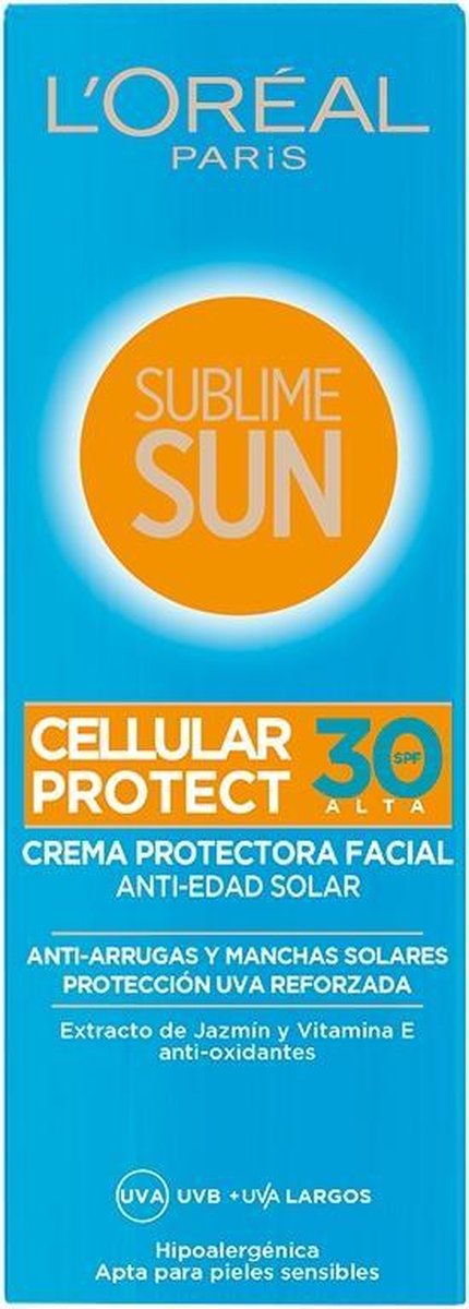 L’Oréal Paris Sublime Sun Zonnebrandcrème SPF 30 - 75 ml - Hypoallergeen