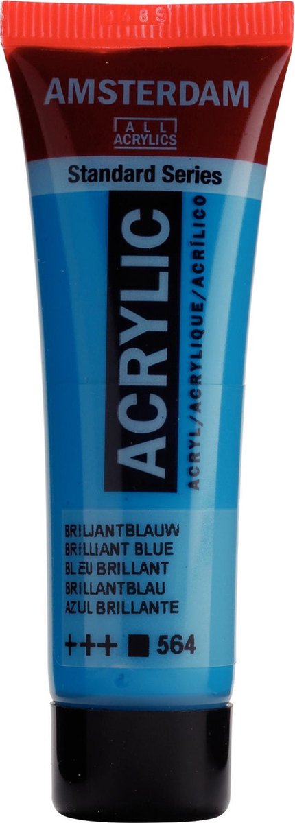 Acrylverf - 564 - Briljant blauw - Amsterdam - 20ml