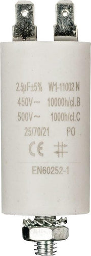 Fixapart W1-11002N Condensator 2.5 uf / 450 V + Aarde