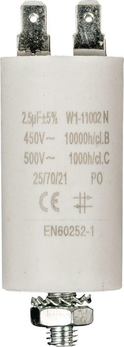 Fixapart W1-11002N Condensator 2.5 uf / 450 V + Aarde