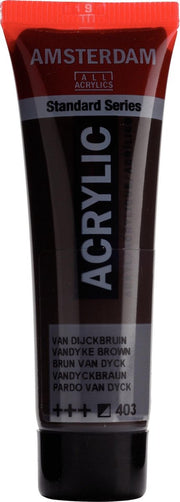 Acrylverf - Van Dijck bruin - Amsterdam - 20ml