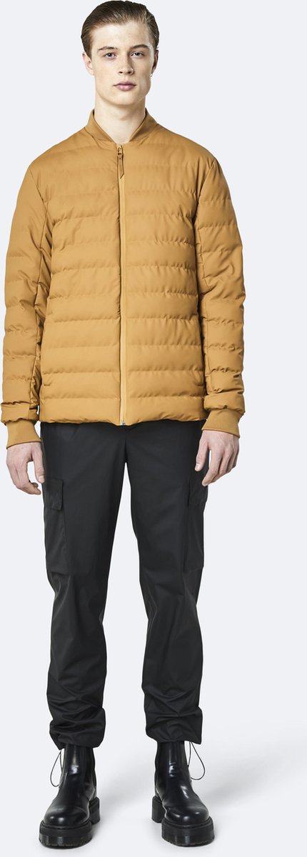 Rains Trekker Jacket 1521 Regenjas Unisex - Beige - Maat S