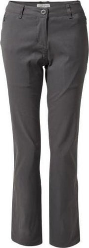 Craghoppers Outdoorbroek Kiwi Pro Ii Dames Polyamide Donkergrijs Mt 42/m