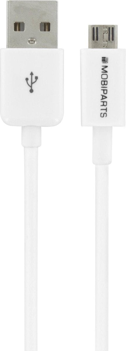 Mobiparts Micro USB to USB Cable 2A 1 Meter White