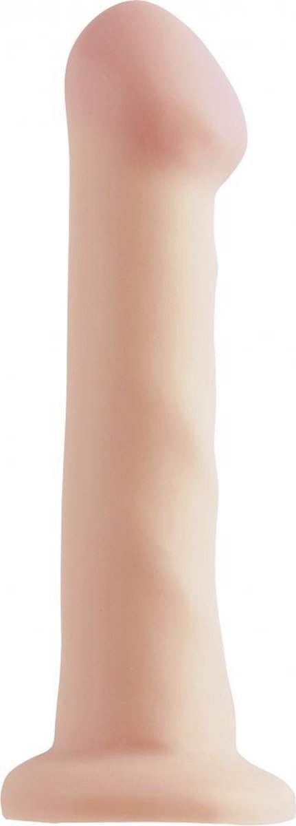 6.5" Dong with Suction Cup - Flesh - Realistic Dildos -