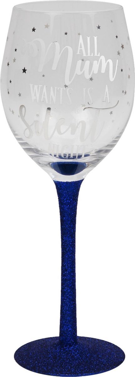 wijnglas All mum wants / silent night