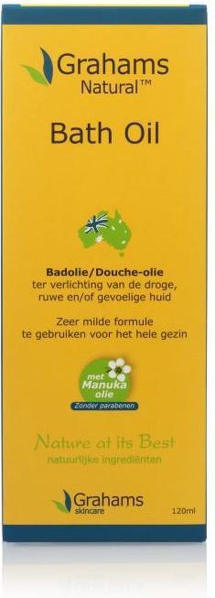 Grahams Olie Huid & Bad - 120ml