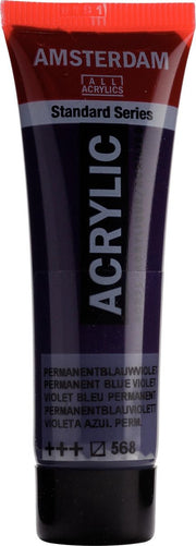 Acrylverf - 568 - Permanent blauw violet - Amsterdam - 20ml