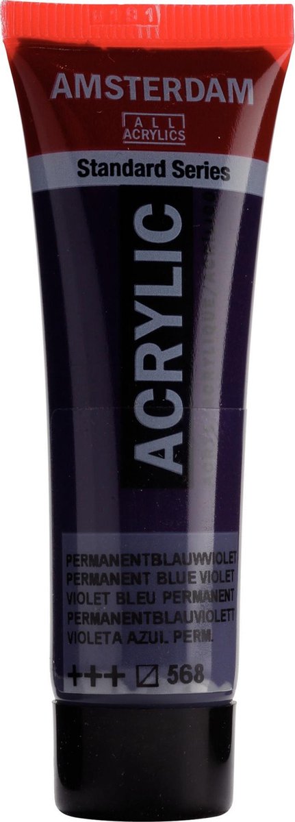 Acrylverf - 568 - Permanent blauw violet - Amsterdam - 20ml