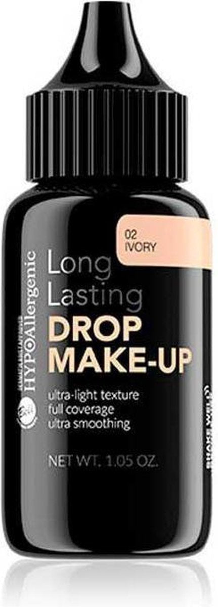 Hypoallergenic – Hypoallergene Long Lasting Base Drop Make Up #02 Ivory