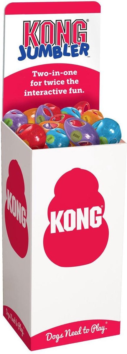 Dog toy kong jumbler db display