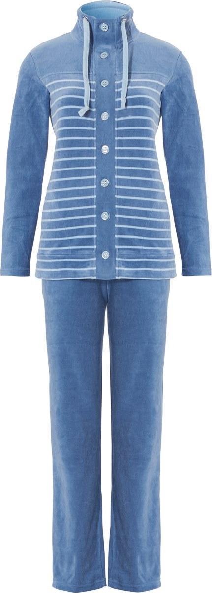 Pastunette Dames Loungewearset - Blauw - Maat 46