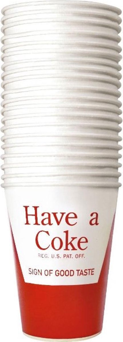 Coca-Cola Paper Drinking Cups 'Have a Coke' (24 pcs)