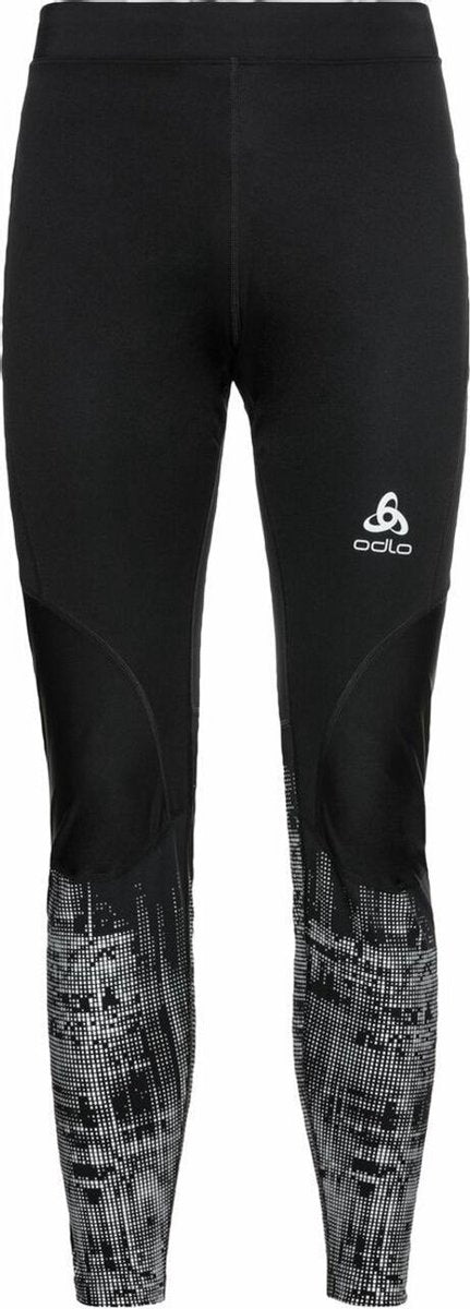 Odlo Zeroweight Warm Reflect Tight Heren - Zwart - maat XXL