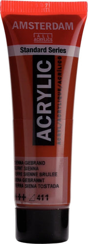 Acrylverf - Sienna gebrand - Amsterdam - 20ml