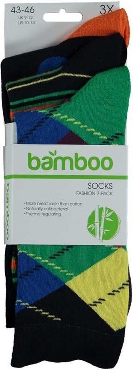 Bamboe Herensokken - Orange mix - Maat 43-46