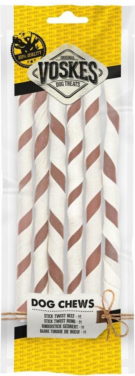 Voskes Twist Stick Beef M 6 stuks