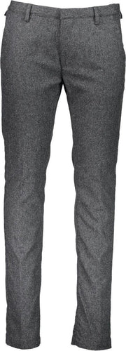 Hugo Boss  Broek Grijs Getailleerd - Maat W34 X L34 - Heren - Never out of stock Collectie - Katoen;Elastaan