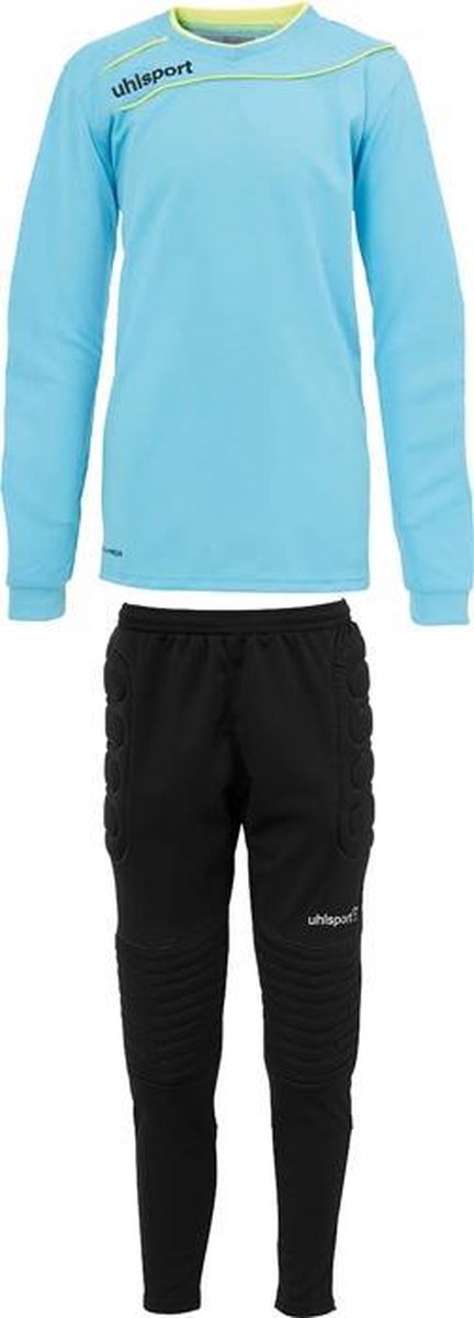 Uhlsport Stream Junior. Keeperset Blauw XS
