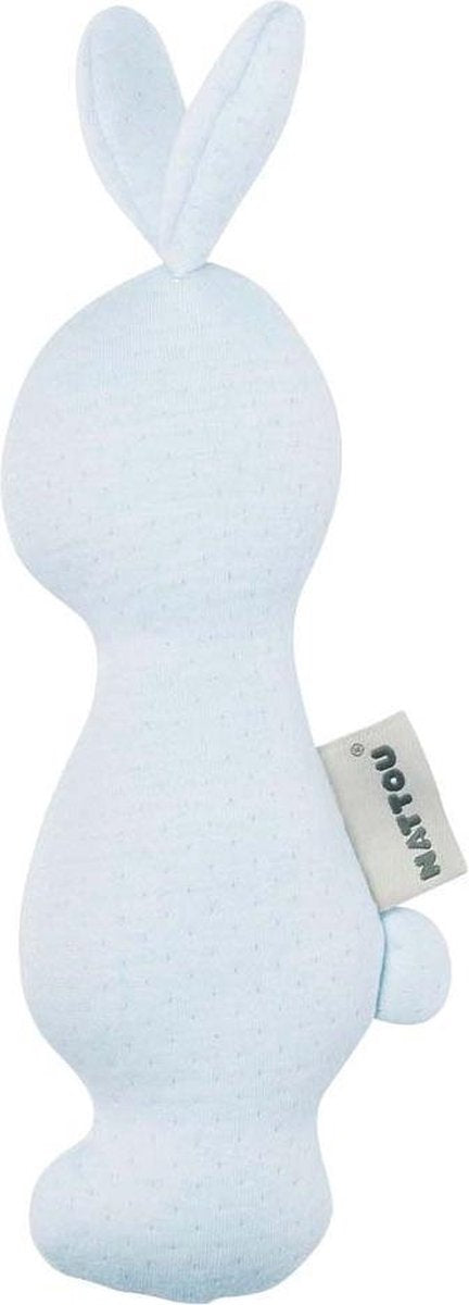 Nattou Konijn PURE - Rammelaar - Blauw