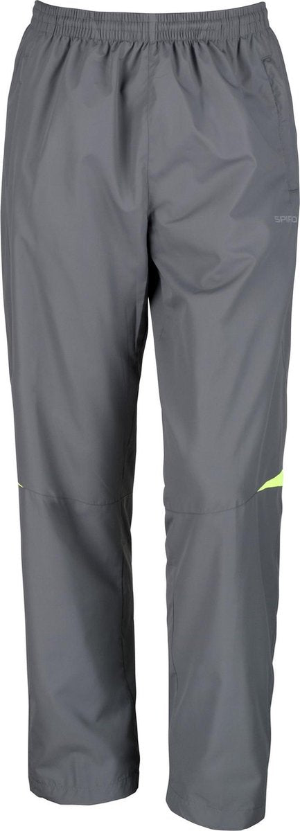 Spiro Heren Micro-Lite Performance Sports Pants / Tracksuit Bottoms (Grijs/Kalk)