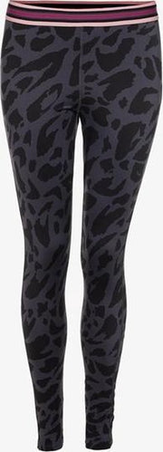 Osaga dames sportlegging met luipaardprint - Grijs - Maat M