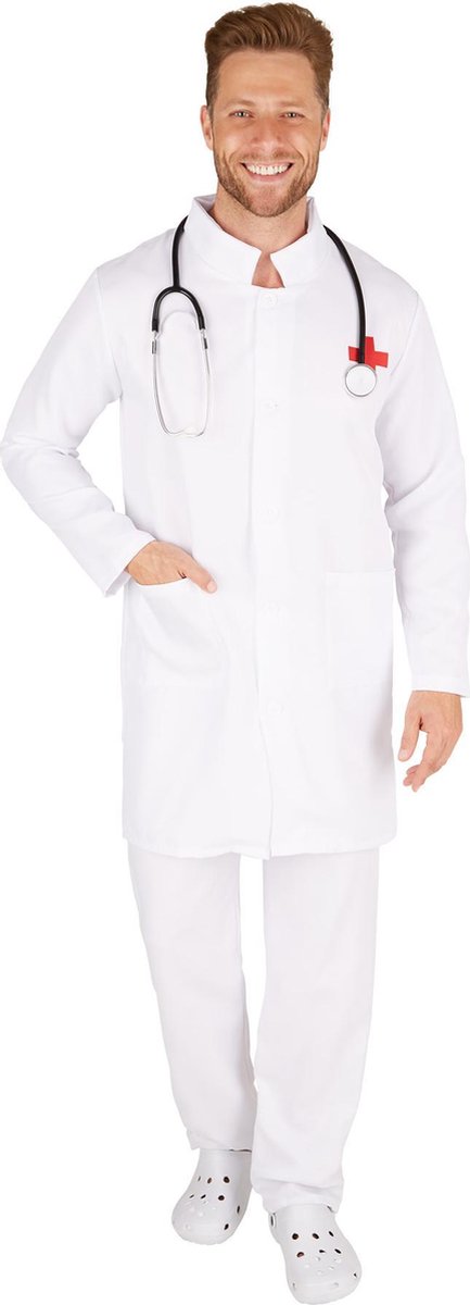 dressforfun - Dokter XXL  - verkleedkleding kostuum halloween verkleden feestkleding carnavalskleding carnaval feestkledij partykleding - 301448