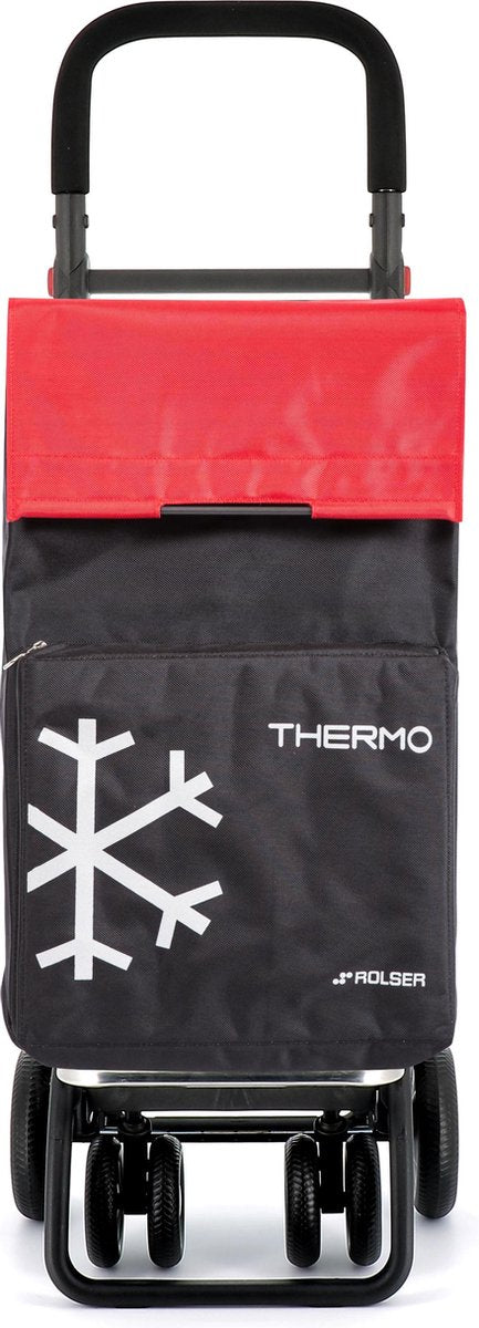 Rolser boodschappentrolley - Termo Fresh MF (Negro-Rojo / 4.2 Tour Plus)