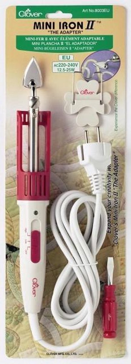 Clover Mini Iron II "The Adapter" mini strijkijzer
