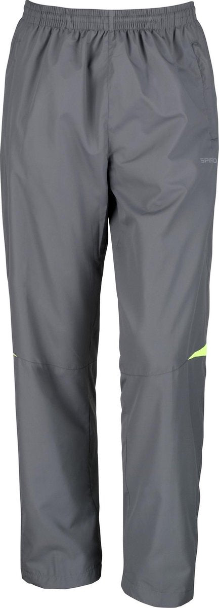 Spiro Heren Micro-Lite Performance Sports Pants / Tracksuit Bottoms (Grijs/Kalk)